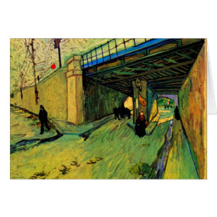 Spoorbrug over Montmajour door Vincent van Gogh