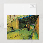 Spoorbrug over Montmajour door Vincent van Gogh Briefkaart (Voorkant / Achterkant)