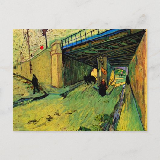 Spoorbrug over Montmajour door Vincent van Gogh Briefkaart (Voorkant)