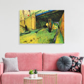 Spoorbrug over Montmajour door Vincent van Gogh Canvas Afdruk (Insitu (Woonkamer))