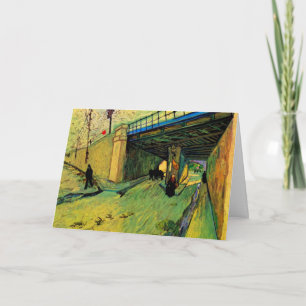 Spoorbrug over Montmajour door Vincent van Gogh Kaart