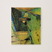 Spoorbrug over Montmajour door Vincent van Gogh Legpuzzel (Verticaal)