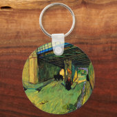 Spoorbrug over Montmajour door Vincent van Gogh Sleutelhanger (Voorkant)