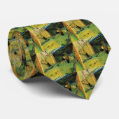 Spoorbrug over Montmajour door Vincent van Gogh Stropdas (Opgerold)