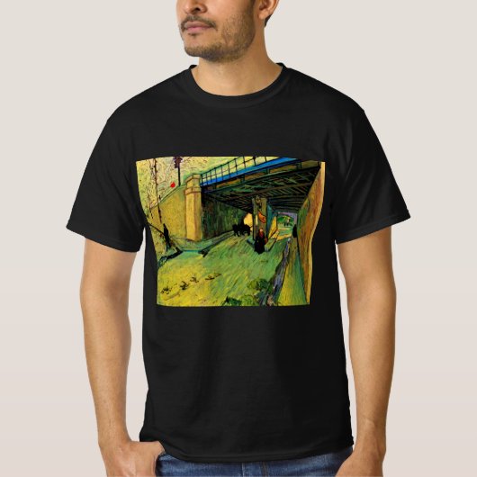 Spoorbrug over Montmajour door Vincent van Gogh T-shirt (Voorkant)
