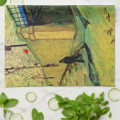 Spoorbrug over Montmajour door Vincent van Gogh Theedoek (Gevouwen)