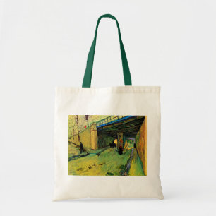 Spoorbrug over Montmajour door Vincent van Gogh Tote Bag