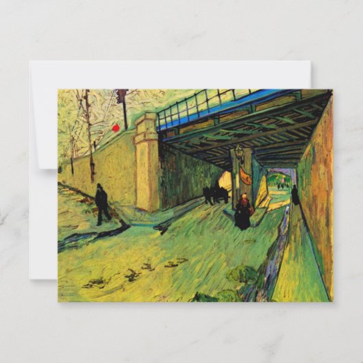 Spoorbrug over Montmajour van Vincent van Gogh (Voorkant)
