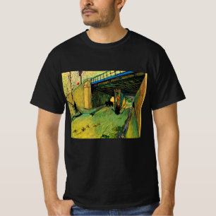 Spoorbrug over Montmajour van Vincent van Gogh T-shirt