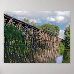 Spoorbrug Poster
