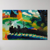 Spoorlijn bij Murnau Poster (Voorkant)