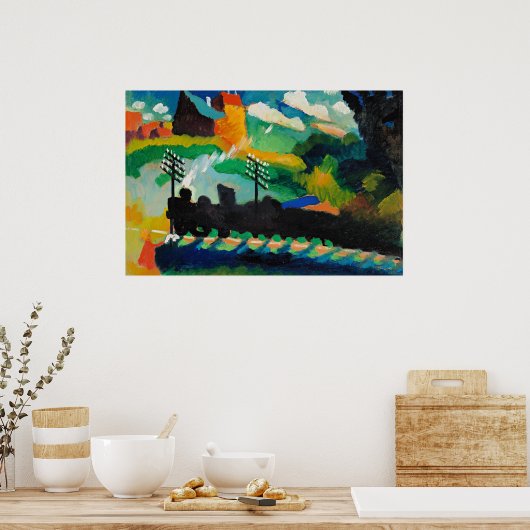 Spoorlijn bij Murnau Poster (Keuken)