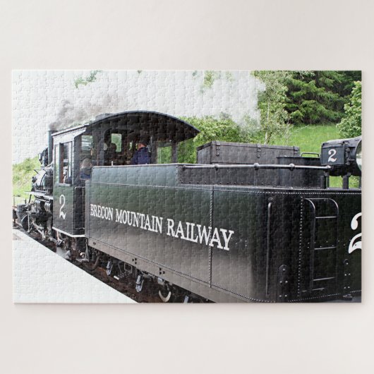 Spoorlijn Brecon Mountain, Wales Puzzel (Horizontaal)