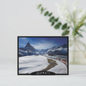 Spoorlijn Gornergrat en Matterhorn in Zermatt Briefkaart (Staand voorkant)
