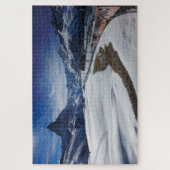 Spoorlijn Gornergrat en Matterhorn in Zermatt Legpuzzel (Verticaal)
