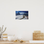 Spoorlijn Gornergrat en Matterhorn in Zermatt Poster (Keuken)