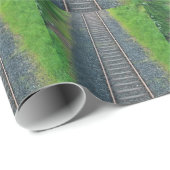 Spoorlijn in Natuur, landschap Cadeaupapier (Rol Hoek)