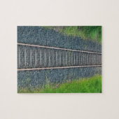 Spoorlijn in Natuur, landschap Legpuzzel (Horizontaal)