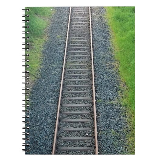 Spoorlijn in Natuur, landschap Notitieboek (Voorkant)