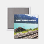 Spoorlijn in Zwitserland Magneet (Voorkant / Achterkant)