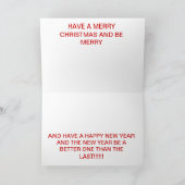 SPOORLIJN KERSTMIS KAART (Binnen)