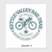 Spoorlijn Kettle Valley (fietsen) Sticker (Vel)