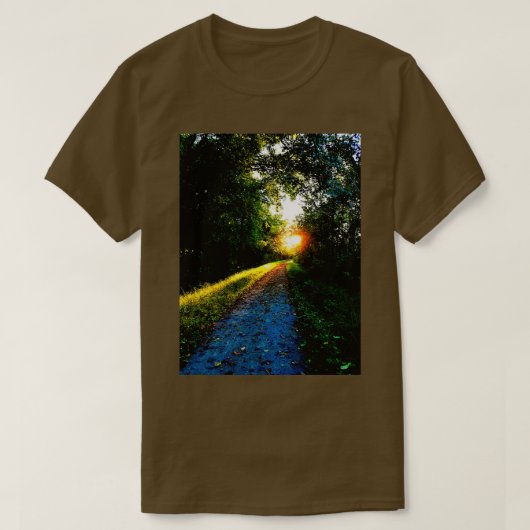 Spoorlijn naar de zon t-shirt (Design voorkant)