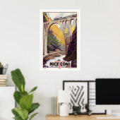 Spoorlijn Nice - Coni Fontan-Saorge Scarassoui Poster (Thuiskantoor)