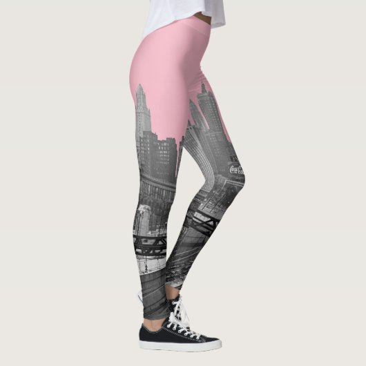 Spoorlijn van Chicago Leggings (Rechts)