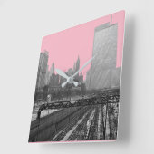 Spoorlijn van Chicago Vierkante Klok (Hoek)