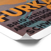 Spoorlijn Zwitserland ~ Vintage Reis Poster (Hoek)