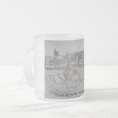 spoorstaaf matglas koffiemok (Voorkant links)