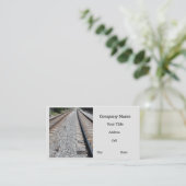 spoorstaaf visitekaartje (Staand voorkant)