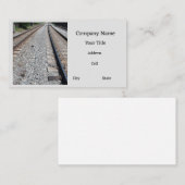 spoorstaaf visitekaartje (Voorkant / Achterkant)