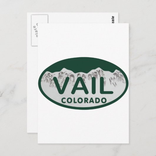 Spoorstaafovaal Briefkaart (Voorkant / Achterkant)