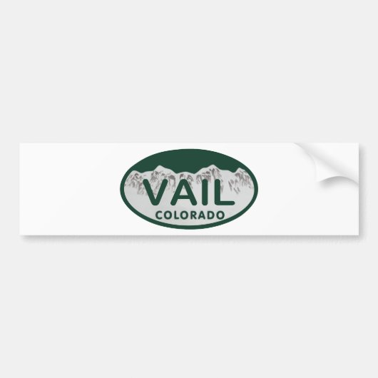 Spoorstaafovaal Bumpersticker (Voorkant)