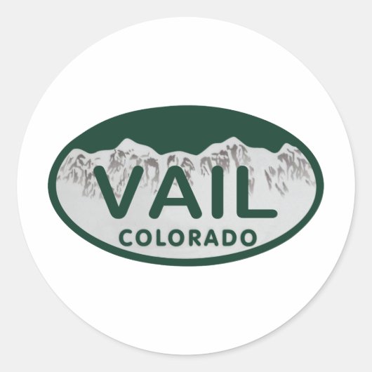 Spoorstaafovaal Ronde Sticker (Voorkant)