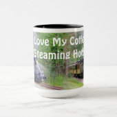 Spoorstaaftrein voor trainspotters Art I Mok (Midden)