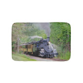 Spoorstaaftrein voor trainspotters badmat (Voorkant)