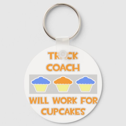 Spoorstrookje ... Werkt voor cupcakes Sleutelhanger (Voorkant)