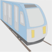 spoortrein sticker (Voorkant)