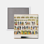 Spoorvervoer, c.1850 magneet (Voorkant / Achterkant)