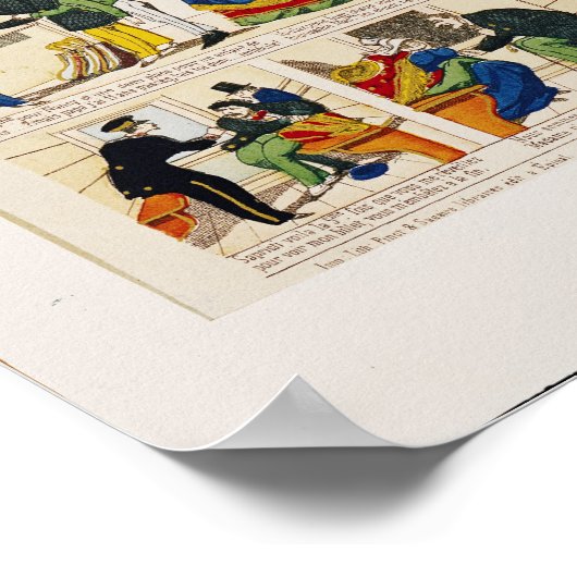 Spoorvervoer, c.1850 poster (Hoek)