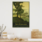 spoorvervoer in New England Poster (Keuken)