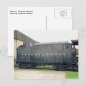 Spoorwagon.  Strasburg Railroad Briefkaart (Voorkant / Achterkant)