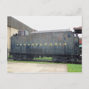 Spoorwagon.  Strasburg Railroad Briefkaart