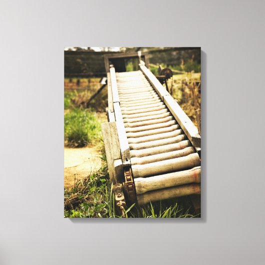 spoorwandkunst canvas afdruk (Voorkant)