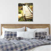 spoorwandkunst canvas afdruk (Insitu (Slaapkamer))