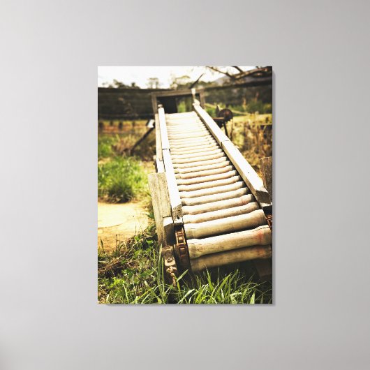  spoorwandkunst canvas afdruk (Voorkant)