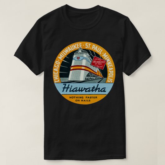 Spoorweg 1935 Hiawatha T-shirt (Design voorkant)